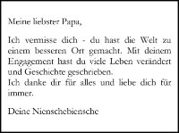 eine Anzeige